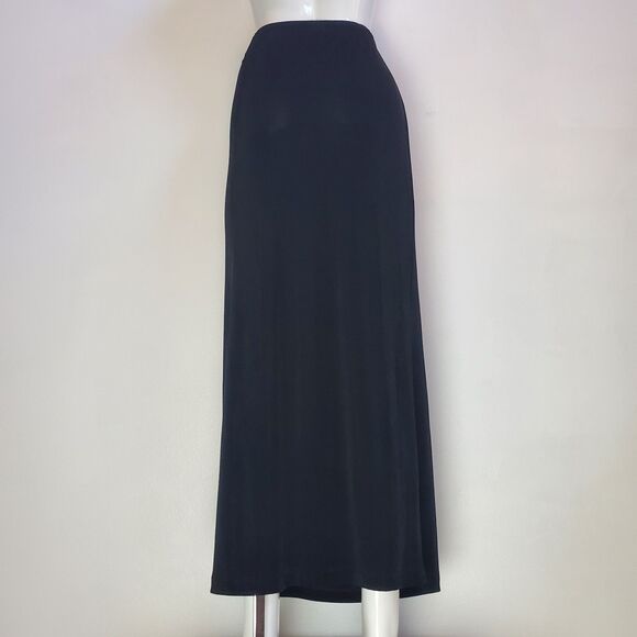 NEW Vintage 90s Chico's Plus Size Black Maxi Skirt - Picture 3 of 8